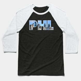 Philadelphia PHL Skyline Baseball T-Shirt